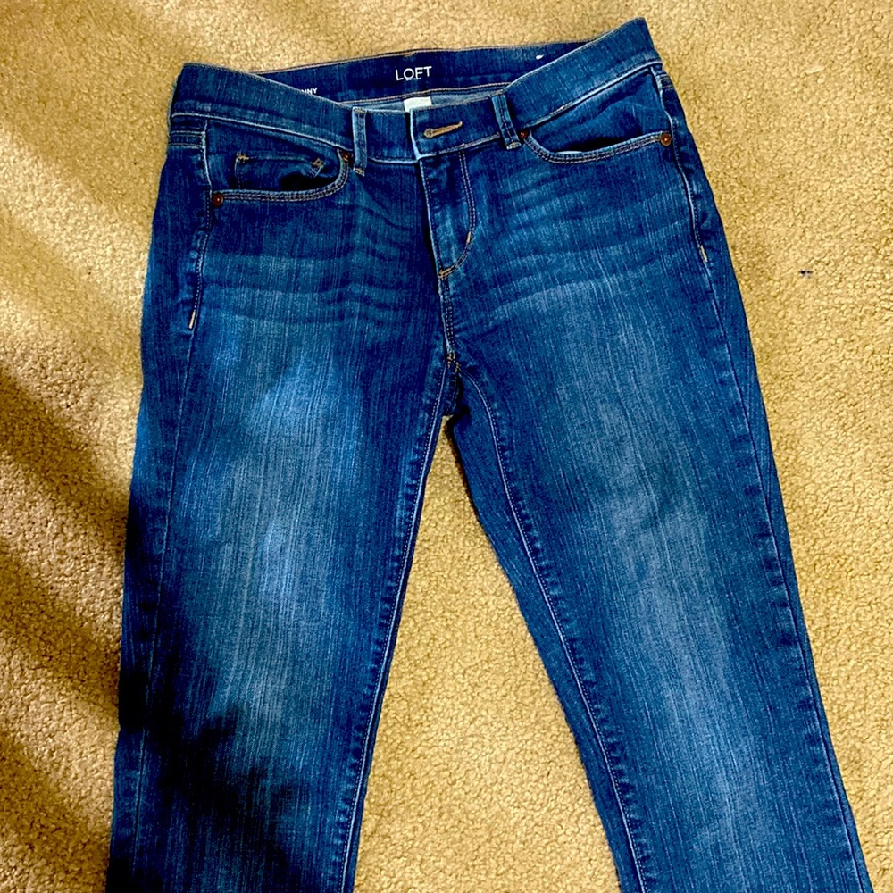 Loft modern skinny jeans size 2